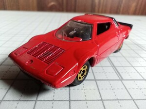 トミカ 外国車シリーズ No.F27 ランチア ストラトスHF（レッド）S=1/57 日本製 1977 TOMY