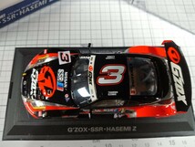 トミカエブロ 1/43 G`ZOX SSR ハセミZ #3　ノンスケール/トミーテック/オートバックス/GT 2004/美品/EBBRO/ジーゾックス/HASEMI_画像3