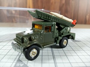 トミカ TOYOTA TYPE HQ15V No.67 S=1/81 1978 自衛隊ロケット車 黒箱【箱なし】絶版品