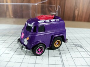 ミニカー チョロＱ VW-MICROBUS No.-A18 1980TAKARA 日本製 箱なしプラ箱入 フォルクスワーゲンバス