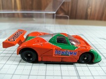 ミニカー TOMICA 1/64 MAZDA787B No.34 1991TOMY 日本製 箱なしプラ箱入 トミカ マツダ_画像3