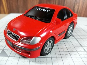 プルバックカー 日産ブルーバードシルフィ レッド 箱なし ドライブタウン/アットカー/@car T.T.C.2001