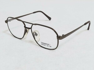 新品　ESSENTIAL エッセンシャル　ブランド　メガネ　めがね　ツーブリッジ　軽い　オシャレ　子供用　ブラウン