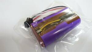 リチュウム電池　 2組：　１８６５０C 　3.7V x 2個 (7.4V)で2個(写真の電池2組が2個/4個）