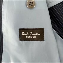 美品 Paul Smith ポールスミス セットアップ スーツ テーラードジャケット スラックス パンツ ストライプ Ｍサイズ サイドベンツ_画像5