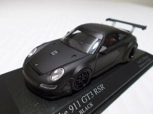 ミニチャンプス 1/43 ポルシェ 911 GT3 RSR ホモロゲーション イン ブラック　 Porsche 911 GT3 RSR Homologation in BLACK　PMA