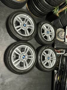 （2018年製 PIRELLI ICE ASIMMETRICO PLUS）MAK LUFT 16インチ 7J＋44 PCD120 5穴 205/55R16 BMW E87 1シリーズ E90 E91 3シリーズ