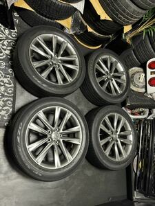 レクサス RX Fスポーツ 10系 純正 19インチ 7.5J＋35 PCD114.3 5穴 ハブ径60ミリ 235/55R19 ハイグロス 流用等