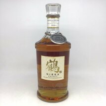 未開栓 ニッカ ウイスキー 鶴 スリムボトル 箱付 700ml 43％ RM-9-2-149445-A_画像2