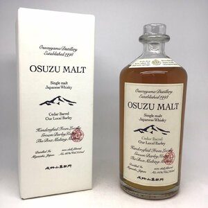 未開栓 OSUZU MALT Cedar Barrel 尾鈴 モルト 箱付 700ml 46％ 2H-10-3-149975-A