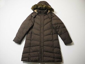 Eddie Bauer　エディーバウアー　フーデット　ダウンコート　正規品　フード着脱　2WAY　フェイクファー　ファー着脱　ロングダウン