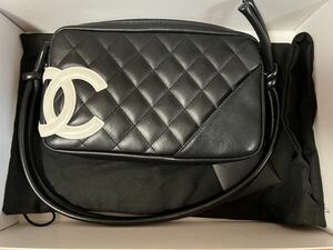 【極美品】CHANEL/シャネル カンボンラインアクセサリーポーチ 9649234 ショルダーバッグ 