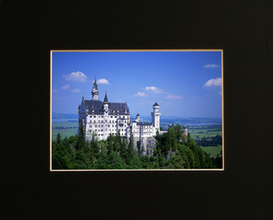  Germany bai L n.. f.sennoishu Van shu Thai n castle ②.... work picture frame attaching A4 size photograph Germany-003-1A