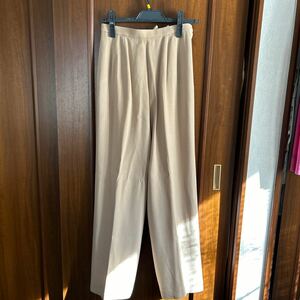  superior article Leilian georgette pants total reverse side beige 9 number 