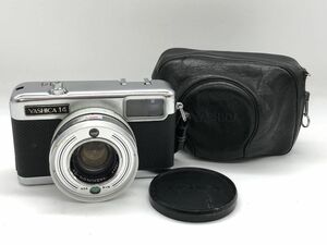 0101-043S5446　フィルムカメラ YASHICA 14 ヤシカ YASHINON-DX 32mm F1.4 ケース付き レンジファインダー