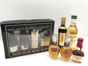 1240-008S⑬0001 お酒 40% 50ml ※愛知県限定発送※ ミニボトル SMALL BATCH BOURBON COLLECTION ブランデー 果実酒 ウイスキー 他 まとめ