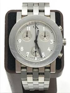 0103-501T⑳22544 RP 腕時計 Calvin Klein カルバンクライン K8171 スイス製 デイト 50M/160FT CK メンズ