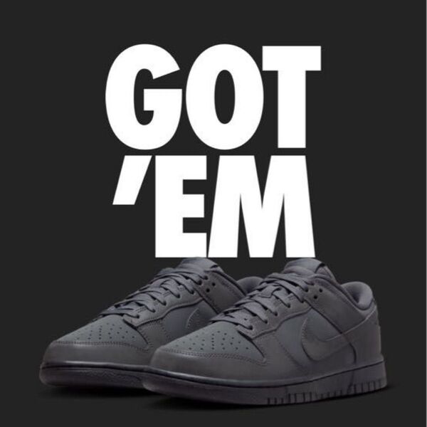 Nike dunk low Black and Anthracite 29cm【新品未使用】値下げしました！