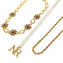 【大ぶり アクセサリー 18点まとめ】SWAROVSKI NINARICCI erwin pearl RYKIEL ELLE 等 ネックレス ブレスレット ブローチ イヤリング A762_画像1