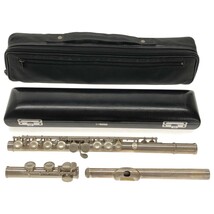 【The Muramatsu flute】ムラマツ フルート 型番無し ソフトケース 専用ハードケース付き 村松 所沢 日本製 音楽 管楽器 現状品 G381_画像1
