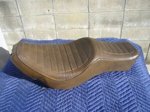  Harley shovel FXS Lowrider original tea color seat at that time option goods ultra rare 