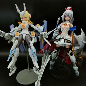 1円スタート！　フレームアームズ・ガール　装甲娘アキレス　美少女プラモデル　【塗装完成品】