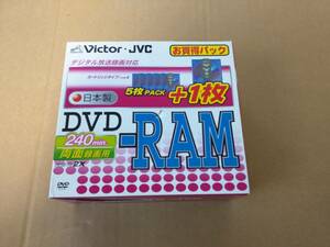 ■即決■Victor DVD-RAM 2x 240分 5枚PACK+1枚