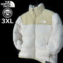 1円～!売切!【正規新品】THE NORTH FACE SHERPA NUPTSE JACKET ボア ダウンジャケット シェルパ ヌプシ US限定(3XL)白 190122-175_画像3