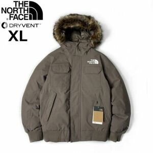 1円～!売切!【正規新品】THE NORTH FACE◆MCMURDO BOMBER JACKET マクマードボンバー ダウンジャケット US限定 撥水(XL)茶② 190122-175