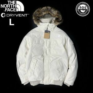 1円～!売切!【正規新品】THE NORTH FACE GOTHAM JACKET III ゴッサムジャケット グースダウン US限定 高品質 RDS 撥水(L)白 190122-150