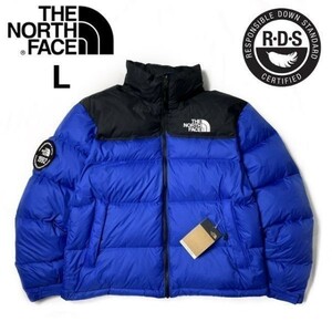 1円～!売切!【正規新品】THE NORTH FACE 1992 RETRO ANNIVERSARY NUPTSE JACKET ダウンジャケット 限定品 ロゴ刺繍 30周年(L)青190122-175