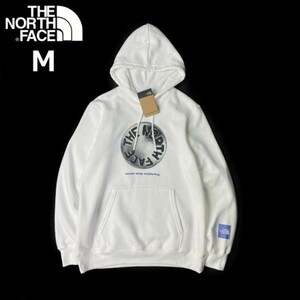 1円～!売切!【正規新品】THE NORTH FACE◆BRAND PROUD HOODIE パーカー スウェット グラフィック ボックスロゴ US限定(M)白 181130-33