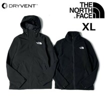 1円～!売切!【正規新品】THE NORTH FACE◆TORO PEAK TRICLIMATE JACKET◆マウンテンパーカー×フリース US限定 3way 防寒(XL)黒 190122-100_画像3