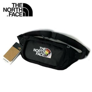 1円～!売切!【正規新品】THE NORTH FACE EXPLORE PRIDE HIP PACK ボディバッグ ウエストポーチ US限定 軽量 レインボー(OS/3L)黒180626-15