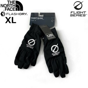 1円～!売切!【正規新品】THE NORTH FACE◆FLIGHT GLOVES 手袋 フライトシリーズ 速乾 US限定 スマホ対応 男女兼用 スキー(XL)黒 181222-25