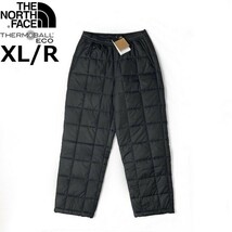 1円～!売切!【正規新品】THE NORTH FACE◆LHOTSE PANTS 中綿 ダウンパンツ US限定 レベル2 男女兼用 アウトドア 防寒(XL/R)黒 190110-100_画像1