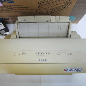 k266 ALPS MD-2000J アルプス フルカラープリンタ マイクロドライプリンタ 箱/取説/システムディスク付の画像3