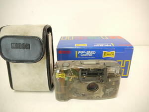 705 RICOH FF-9SD LIMITED RICOH LENS 1:3.5 f=35mm リコー コンパクトフィルムカメラ スケルトン 箱付 希少