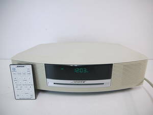 722 BOSE WAVE MUSIC SYSTEM lll ボーズ ミュージックシステム3 CDデッキ リモコン付 オーディオ機器