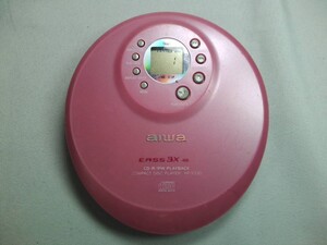 AIWA　CDプレーヤー　XP-V330　ピンクカラー★ジャンク