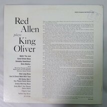 10018592;【US盤/黒T字/VERVE】Red Allen / Plays King Oliver_画像2