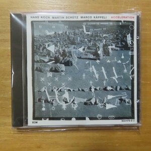 042283347328;【CD/ECM/西独盤/蒸着仕様】HANS KOCH,MARTIN SCHUTZ,MARCO KAPPELI / ACCELERATION　ECM-1357