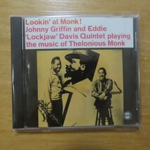 025218191128;【OJCCD】JOHNNY GRIFFIN AND EDDIEJACKJAWDAVIS QUINTET / LOOKIN' AT MONK　OJCCD-1911-2_画像1