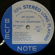 46057278;【帯付/BLUE NOTE/美盤】Art Blakey And The Jazz Messengers / Moanin'_画像3