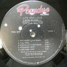 46057736;【US盤】Leon Russell / Life And Love_画像3