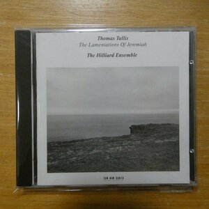 042283330825;【CD】Thomas Tallis,The Hillard Ensemble / THE LAMENTATIONS OF JEREMIAH(ECM1341)