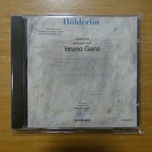 042282364326;【CD】BRUNO GANZ / HOLDERLIN(ECM1285)