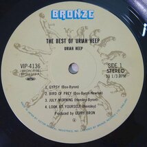 11178442;【ほぼ美盤/帯付き】Uriah Heep / The Best Of_画像3