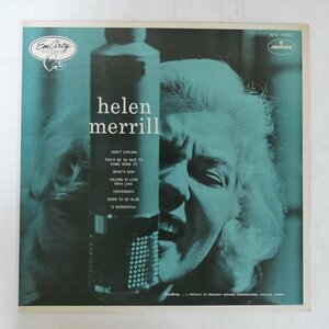 46058123;【国内盤/MONO/美盤】Helen Merrill, Clifford Brown / ヘレン・メリル・ウィズ・クリフォード・ブラウン