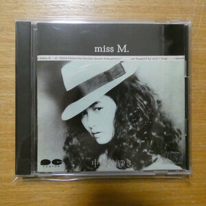 4988012203236;【CD/旧規格/3200円盤】中島みゆき / miss M.　D32A-0131